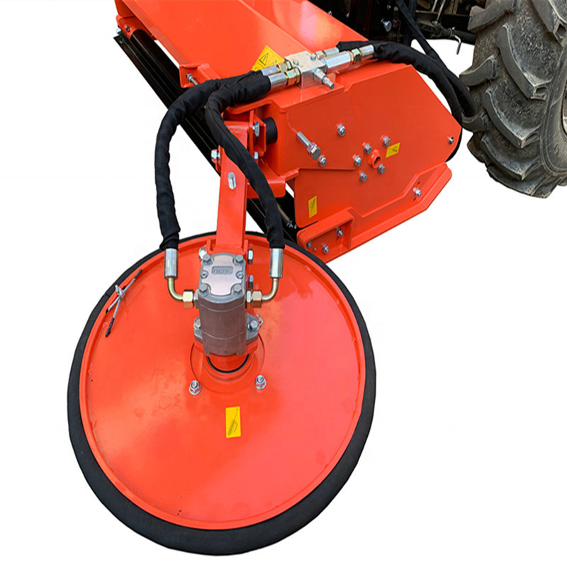 40hp Hitch Mounting Lawn Rotary Drum Mower 1690mm Hydraulic Cylinder